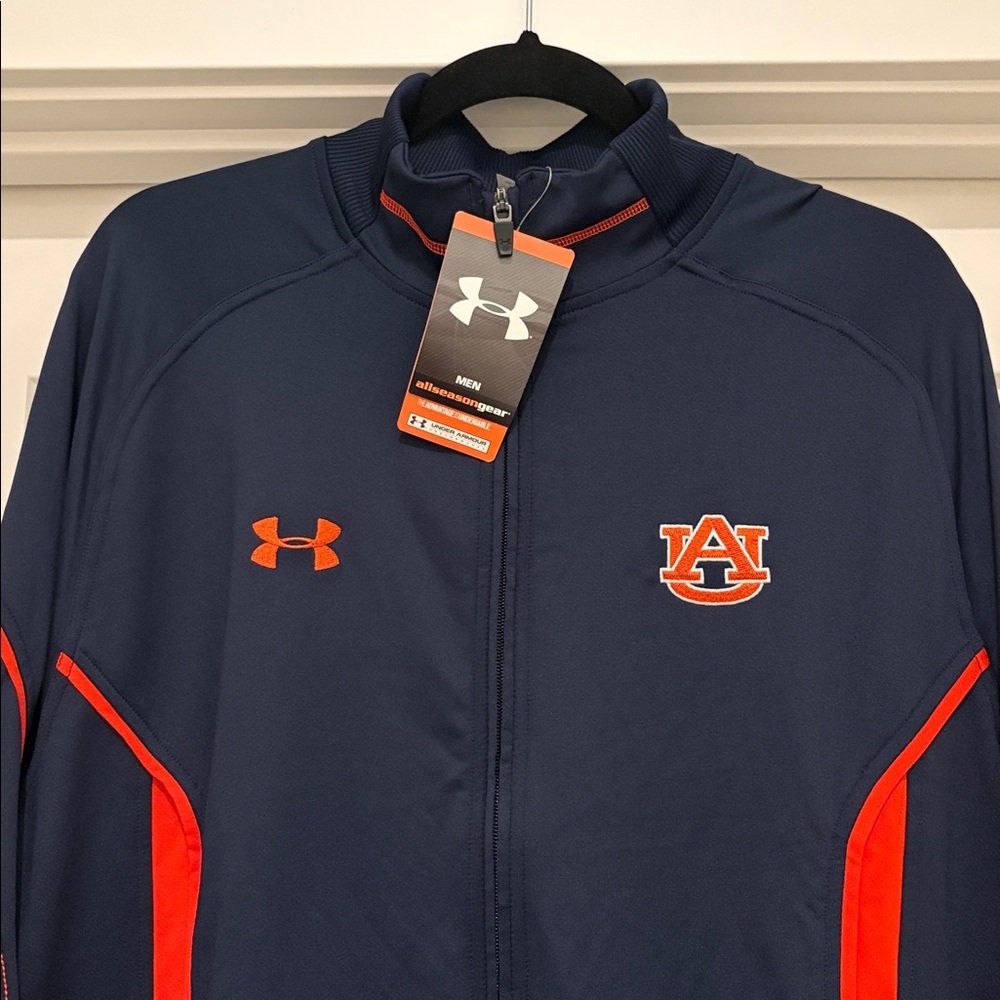 NWT [Under Armour] Auburn Tigers NCAA Full-Zip Jacket Performance Jacket Men’s L - Picture 5 of 16